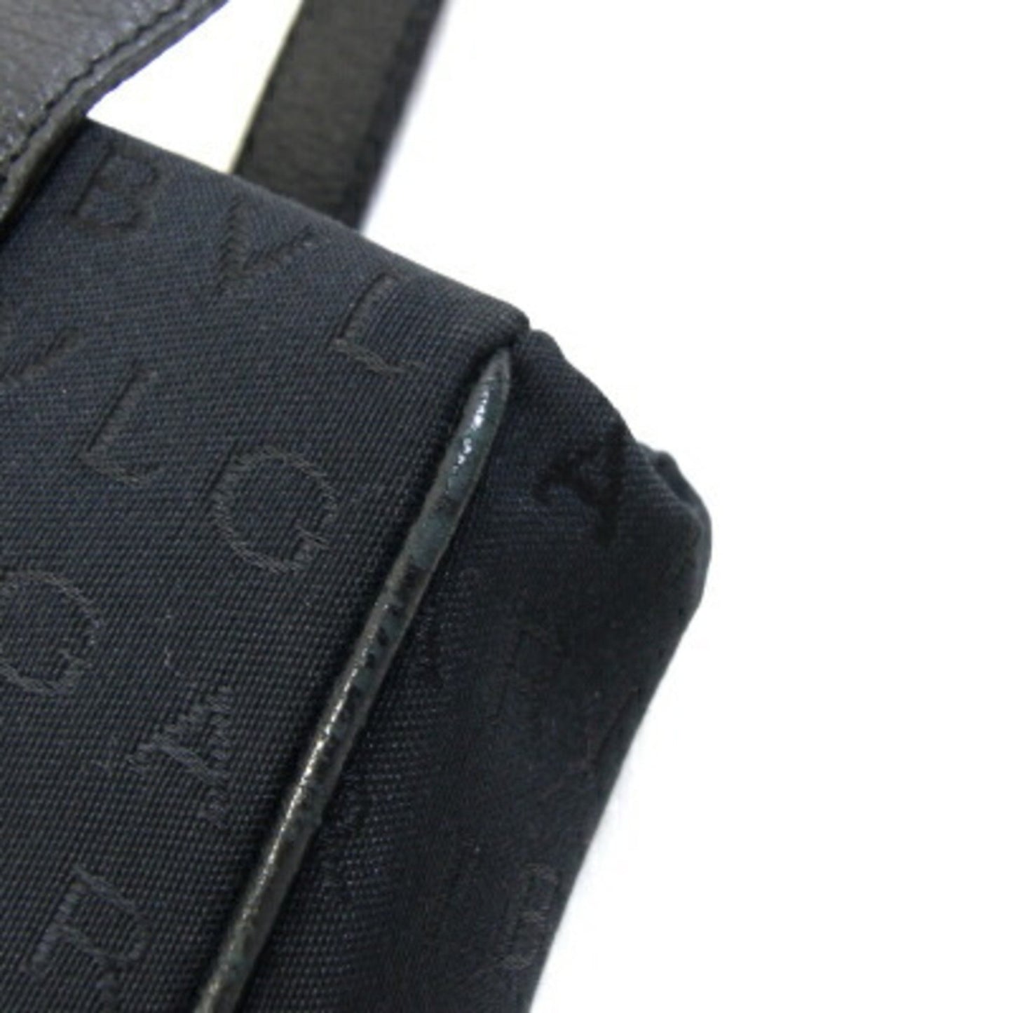 Bvlgari Canvas Black Handbags