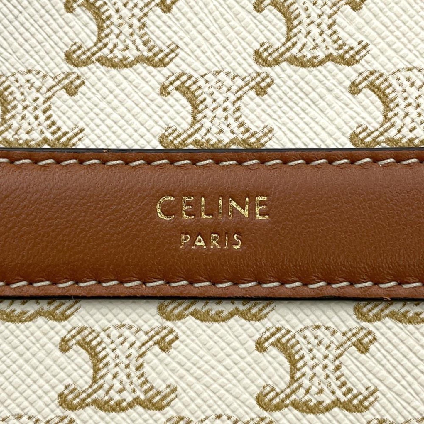 Celine Pvc White Shoulder Bags
