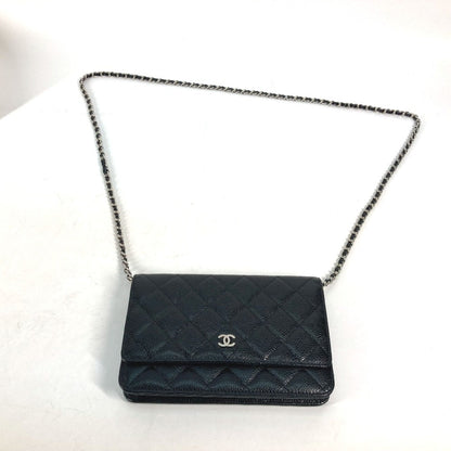 Chanel Calfskin Black Shoulder Bags