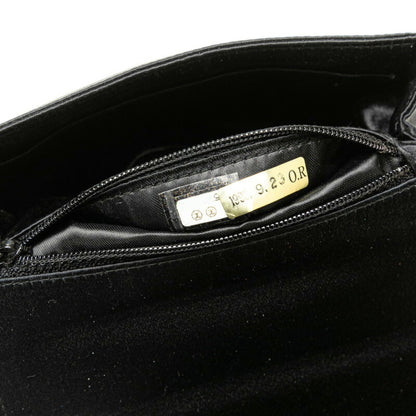 Chanel Satin Black Shoulder Bags