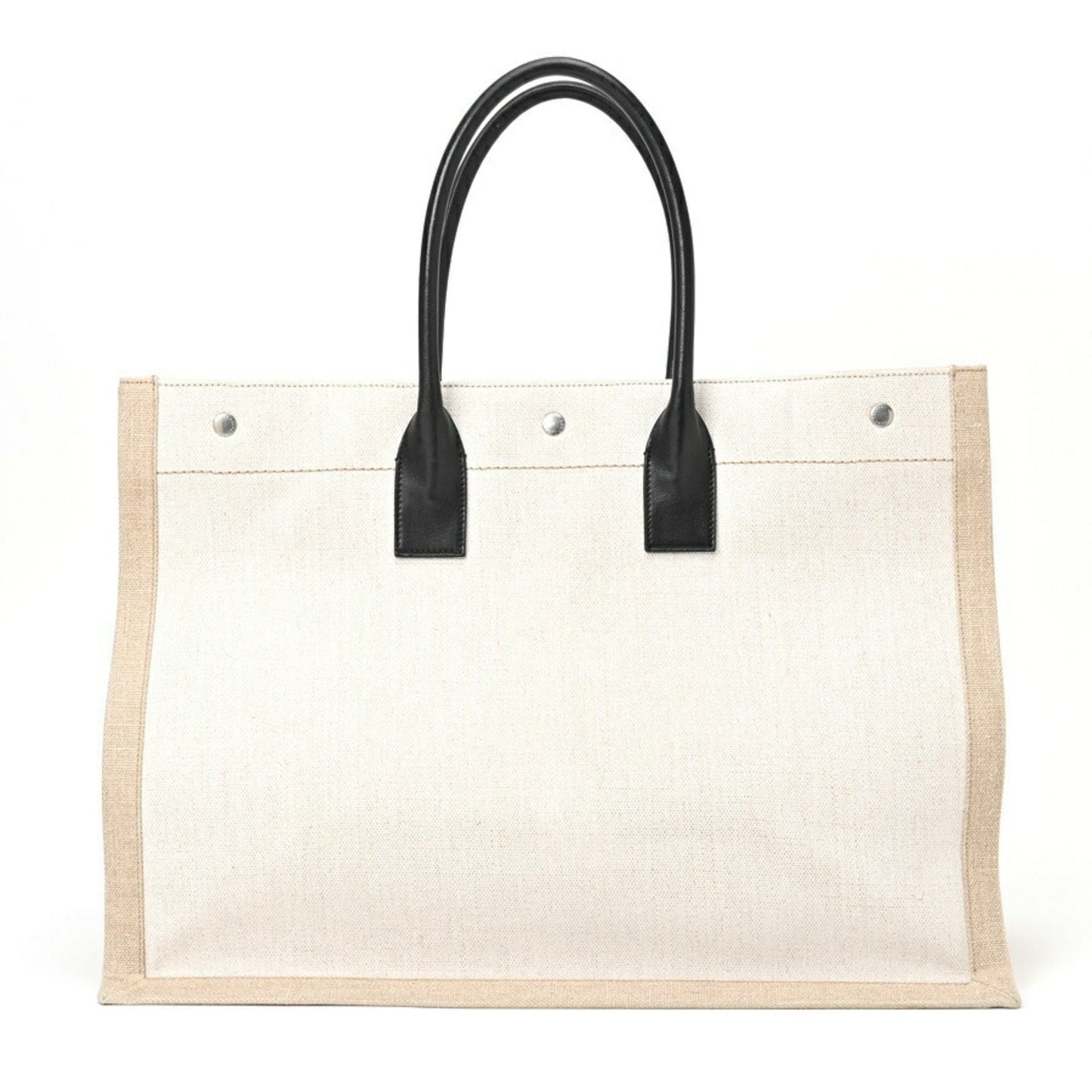 Saint Laurent Canvas White Tote Bags