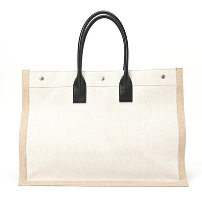 Saint Laurent Canvas White Tote Bags
