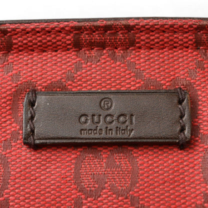 Gucci Coated Canvas Red Shoulder Bags