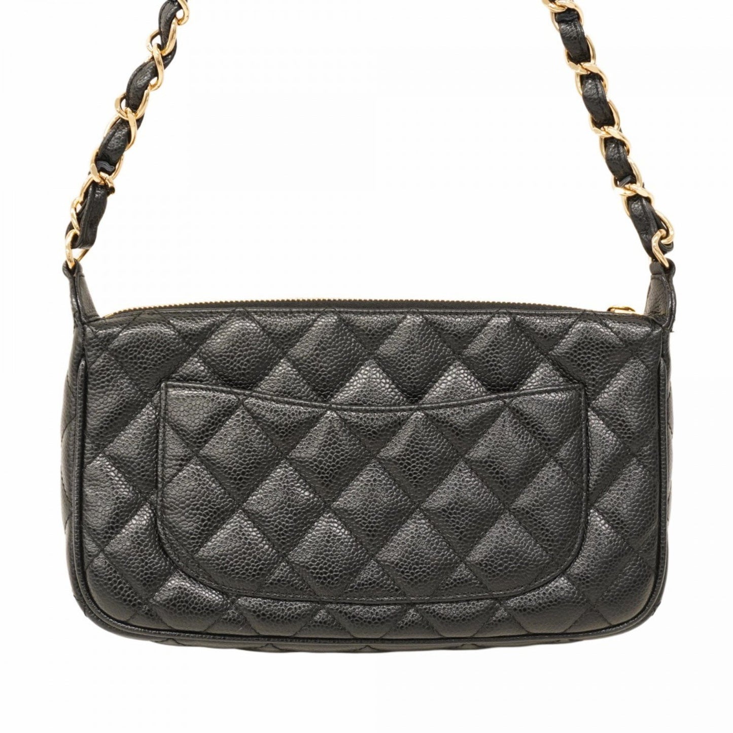Chanel Calfskin Black Shoulder Bags