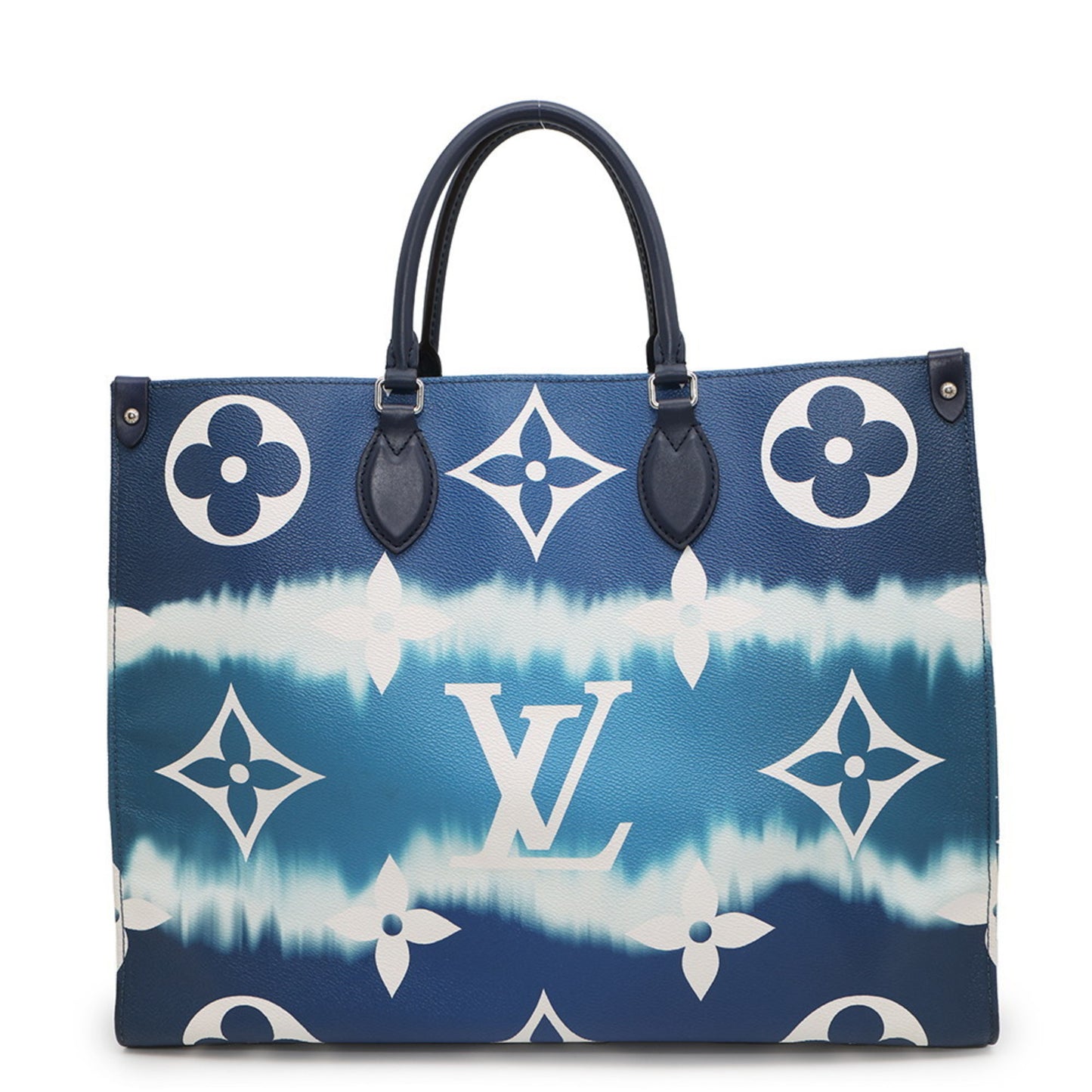 Louis Vuitton Monogram Canvas Blue Tote Bags