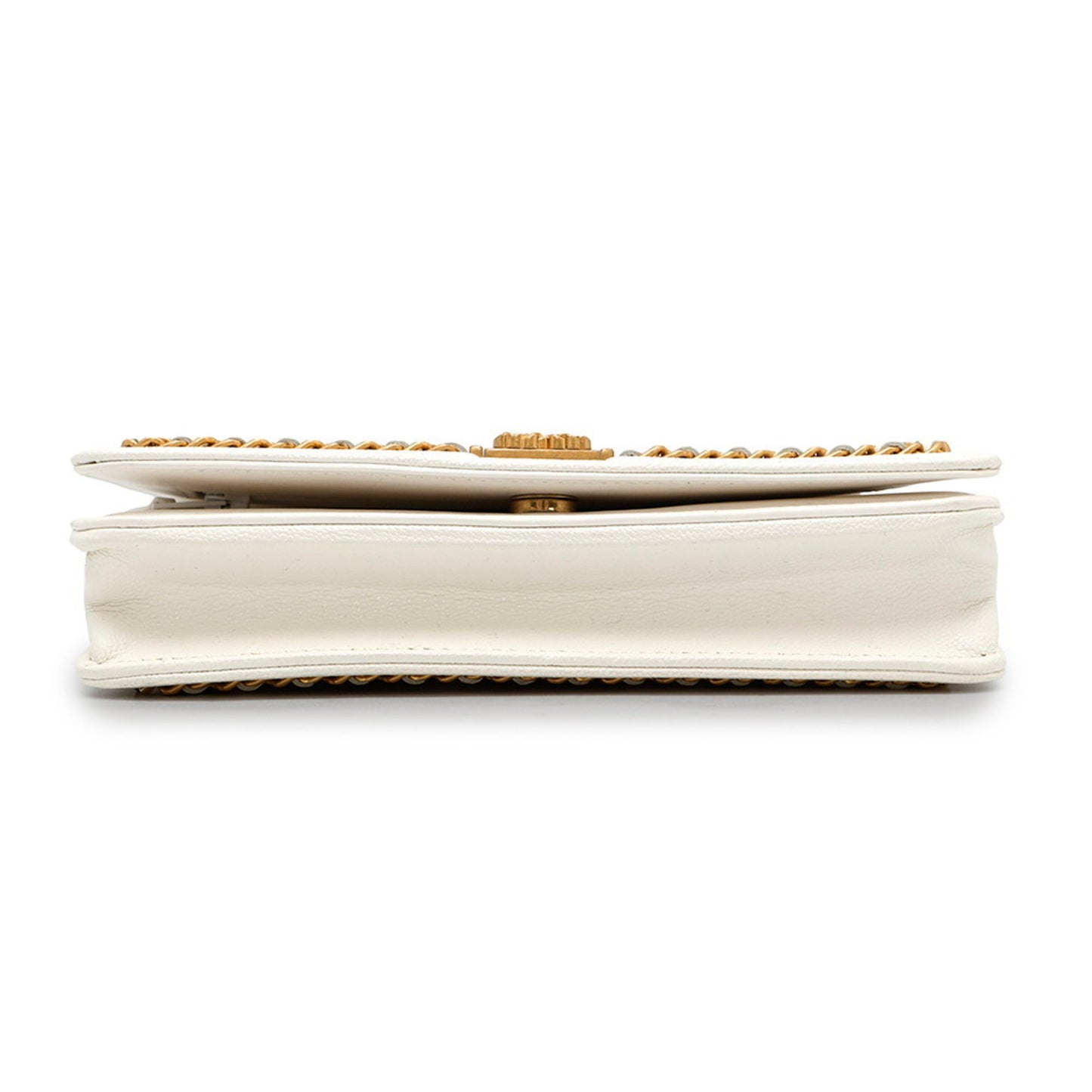 Chanel Calfskin White Shoulder Bags
