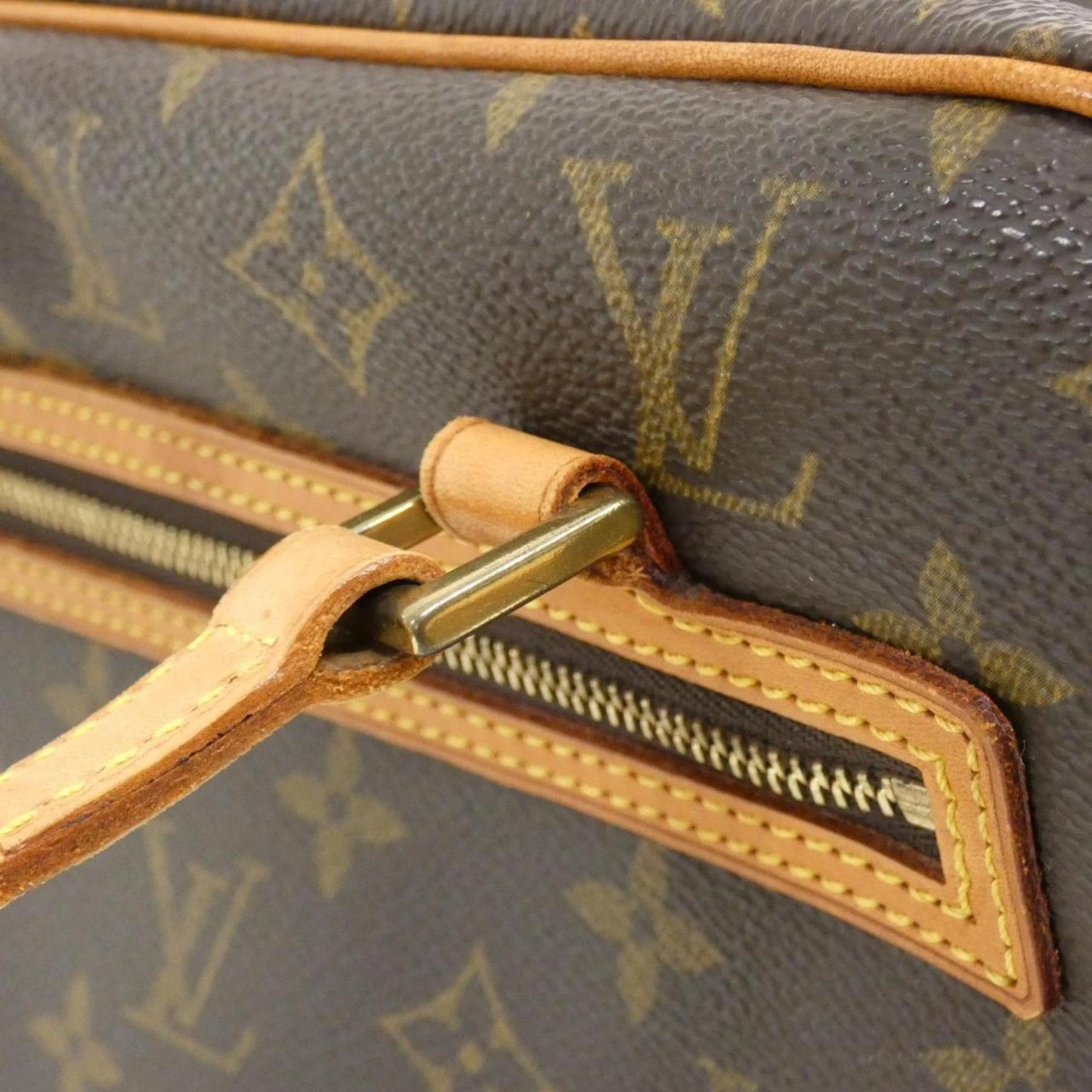 Louis Vuitton Coated Canvas Brown Shoulder Bags