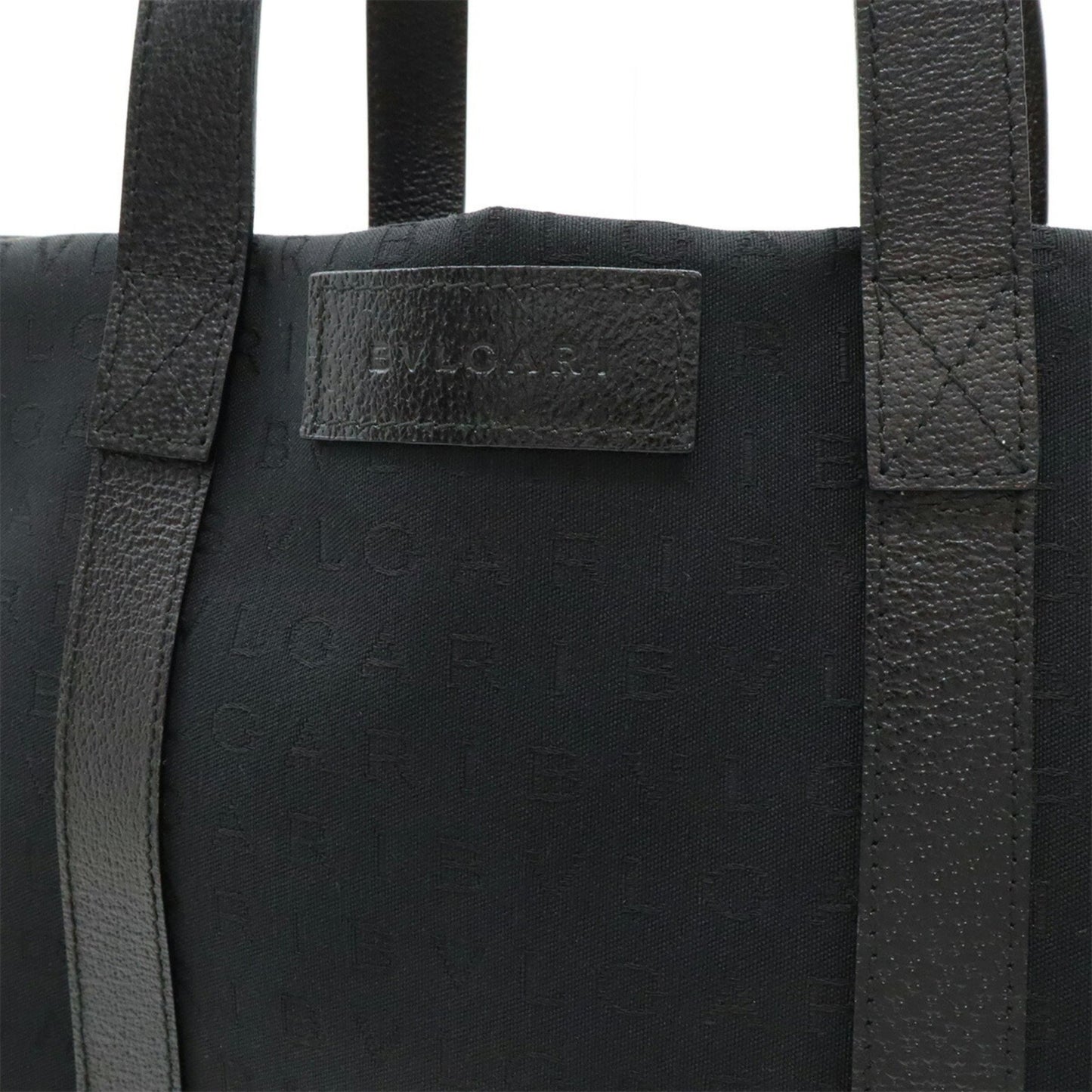 Bvlgari Canvas Black Handbags