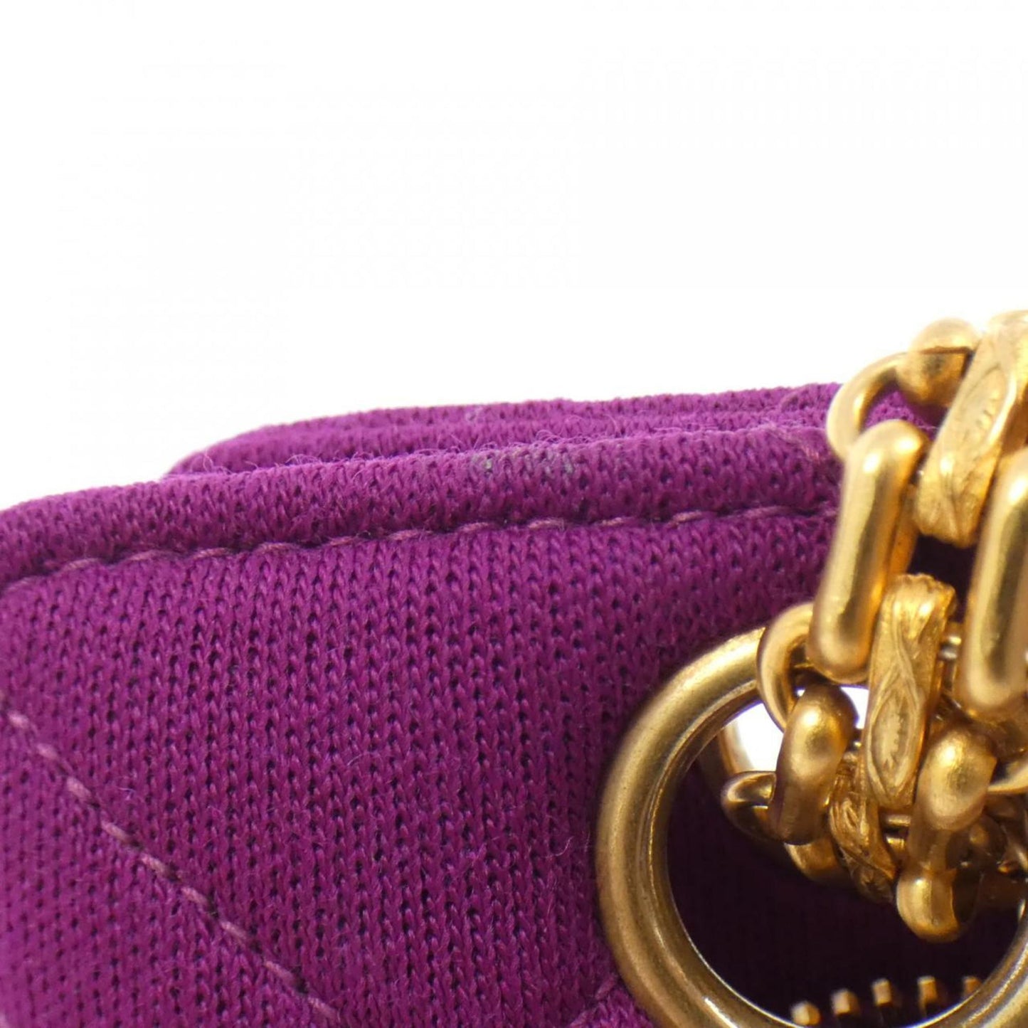 Chanel Canvas Purple Shoulder Bags