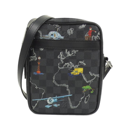 Louis Vuitton Coated Canvas Gray Shoulder Bags