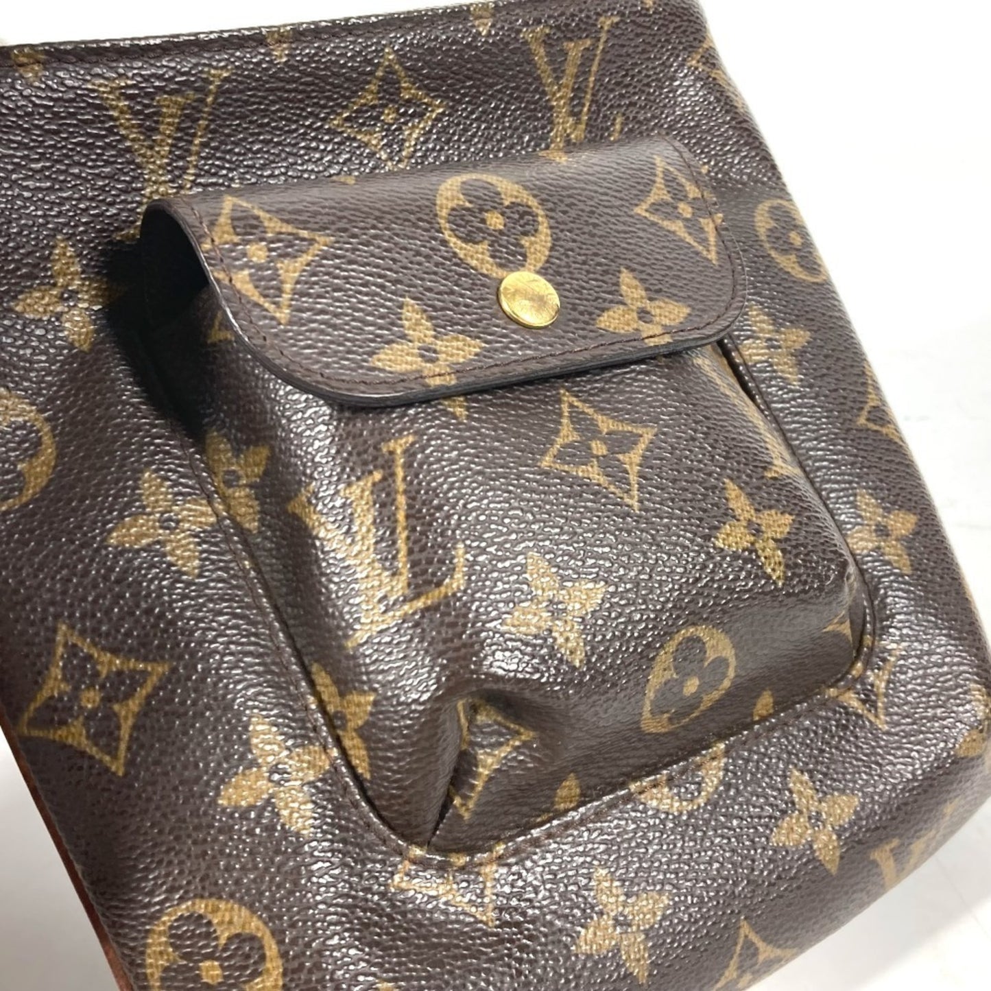 Louis Vuitton Monogram Canvas Brown Clutch Bags