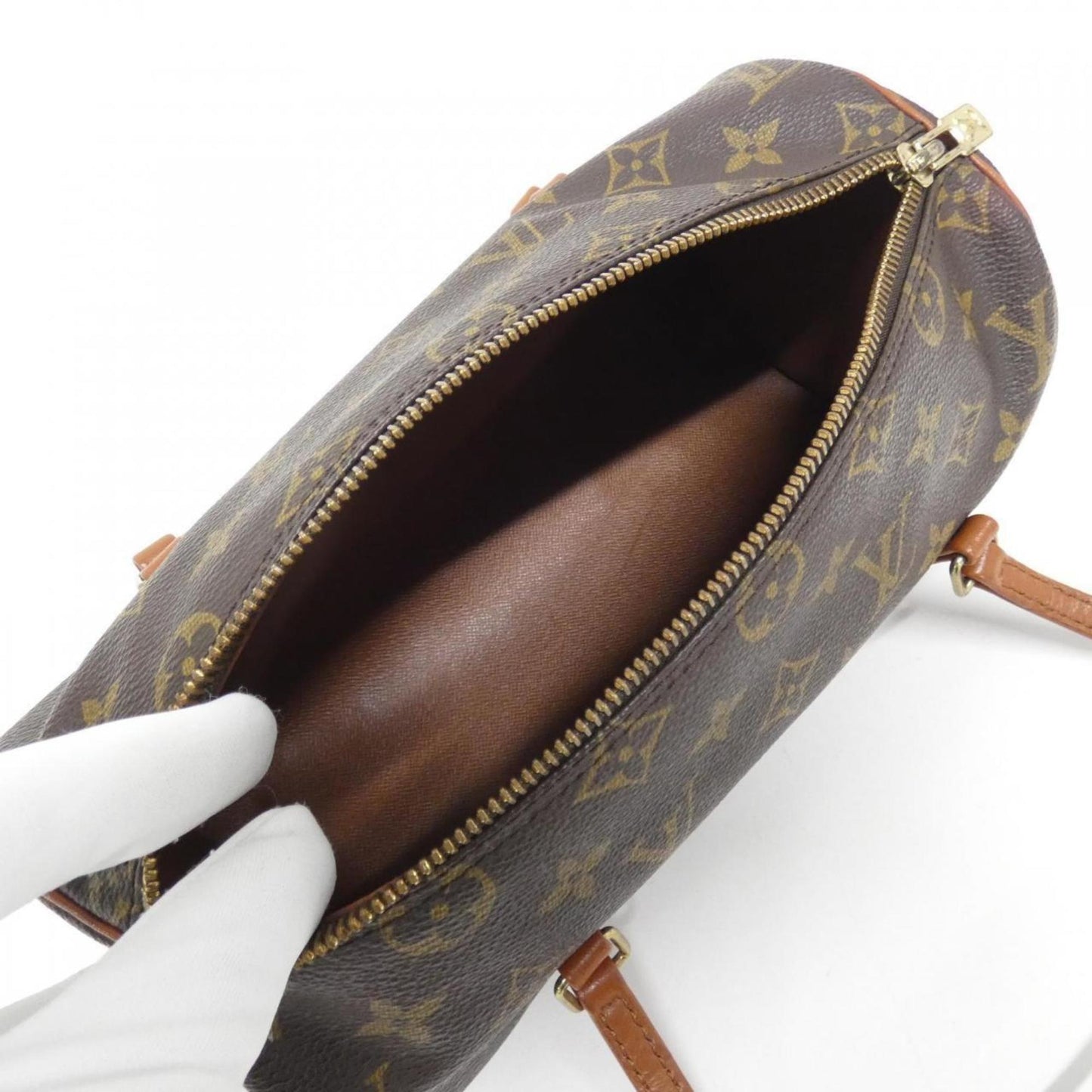 Louis Vuitton Coated Canvas Brown Handbags