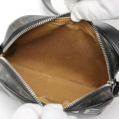Celine Canvas Brown Shoulder Bags
