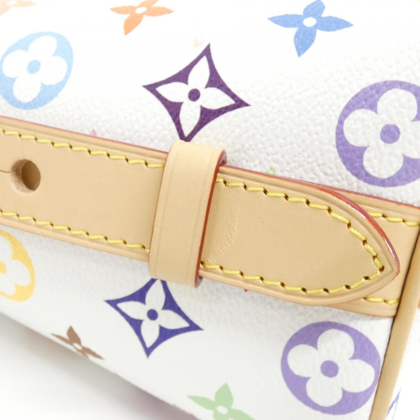 Louis Vuitton Coated Canvas White Shoulder Bags