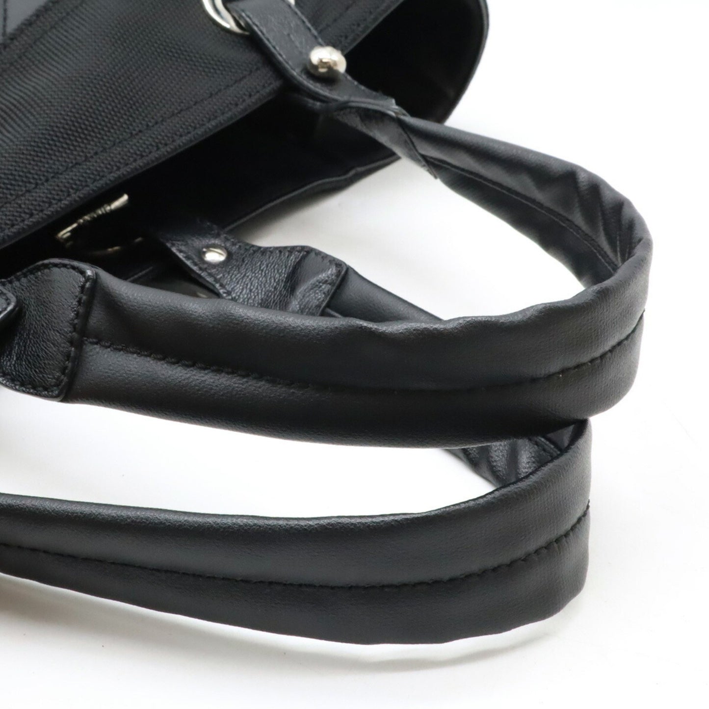 Chanel Coated Canvas Black Handbags