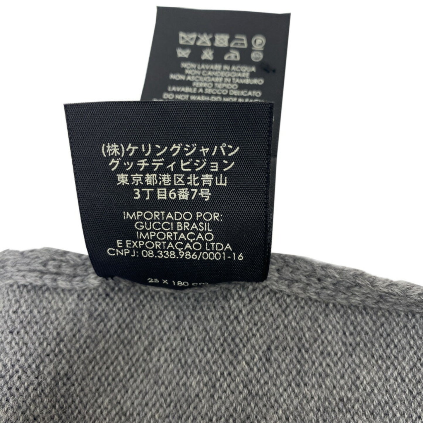Gucci Wool Gray Scarves