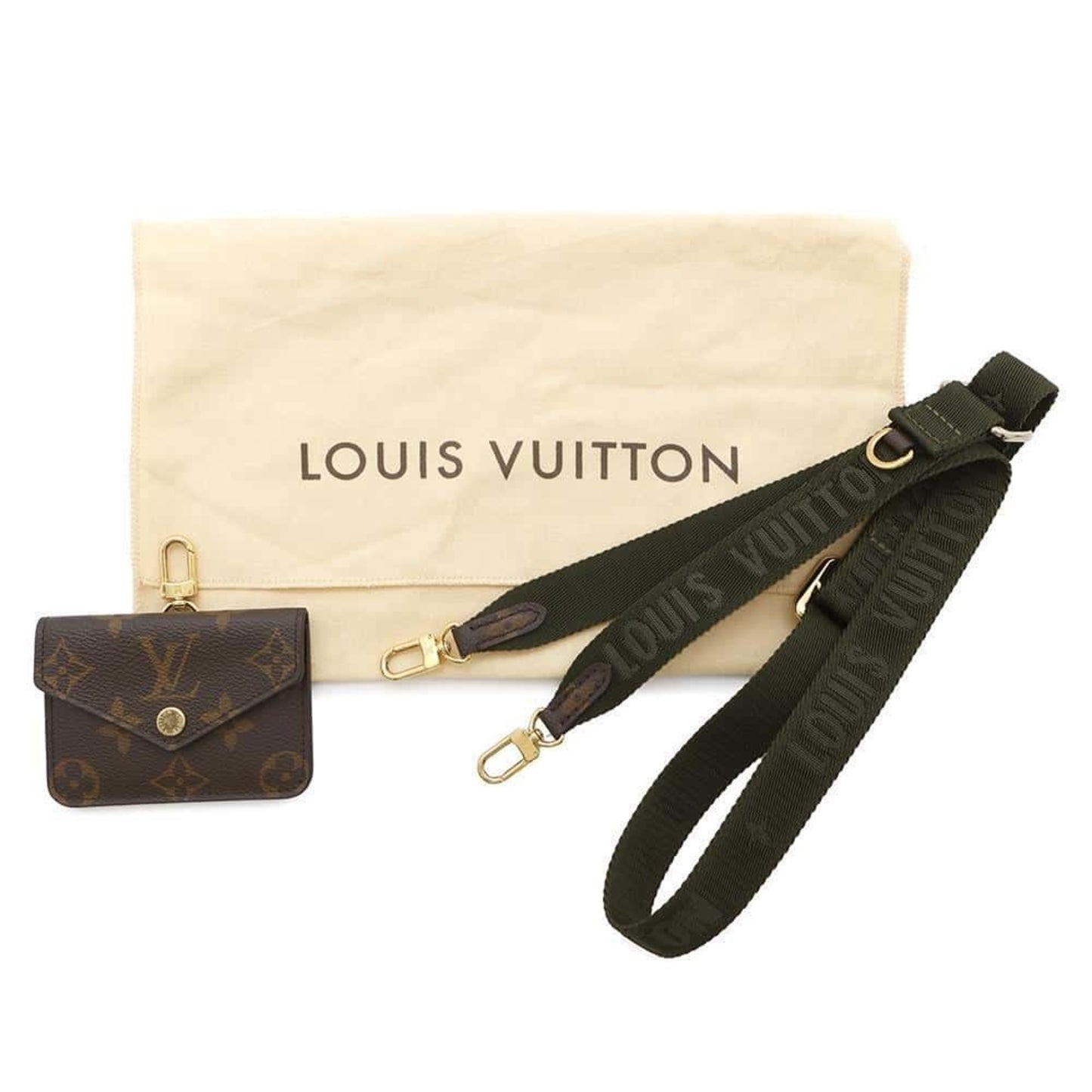 Louis Vuitton Monogram Canvas Green Shoulder Bags
