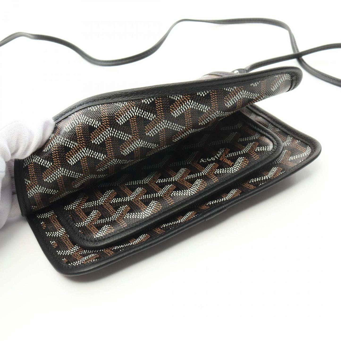 Goyard Coated Canvas Black Shoulder Bags