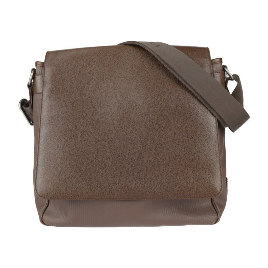 Bvlgari Pvc Brown Shoulder Bags