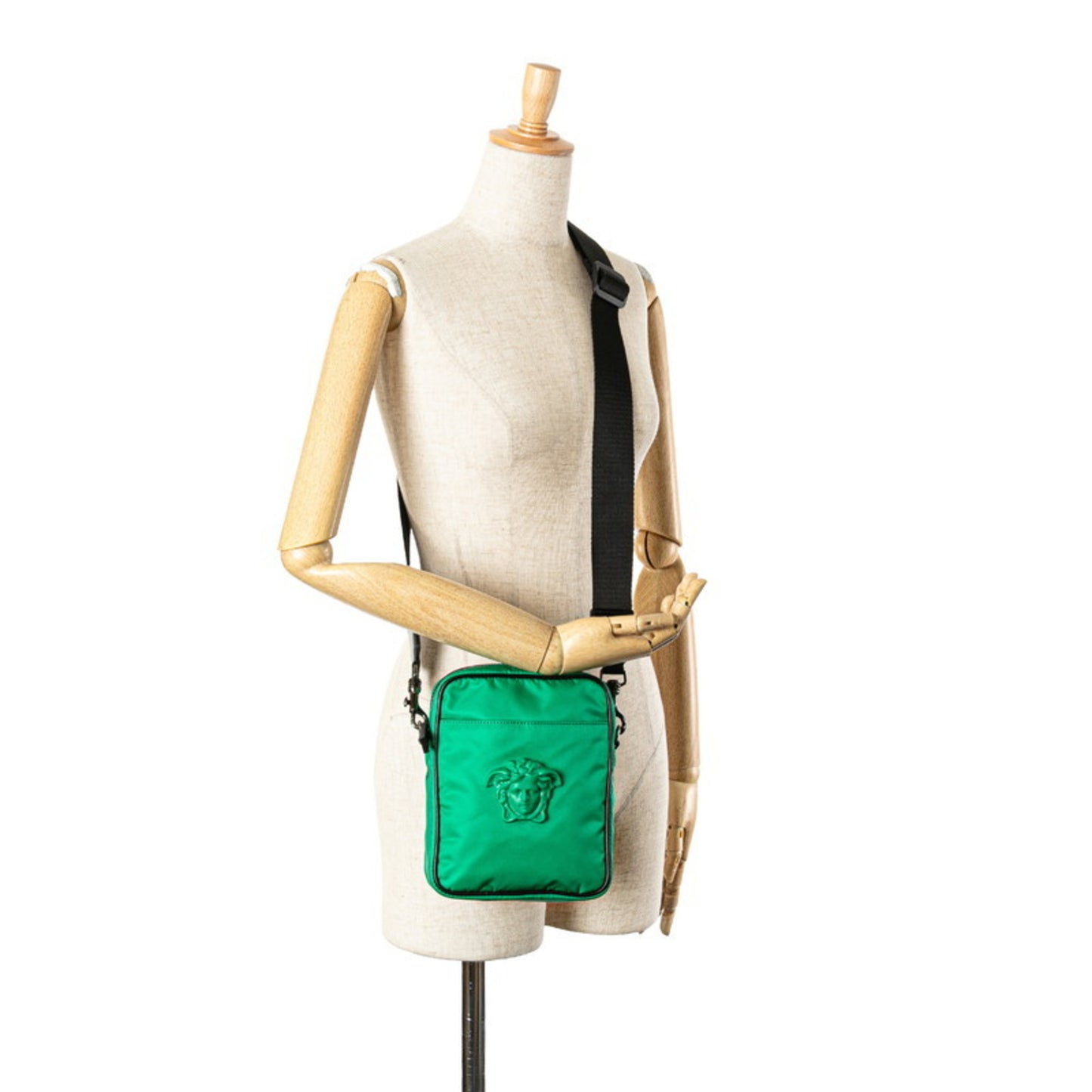 Versace Nylon Black Shoulder Bags