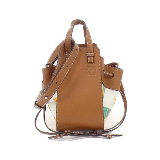 Loewe Canvas White Shoulder Bags