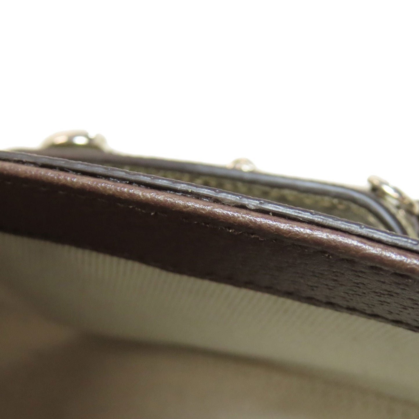 Gucci Pvc Brown Shoulder Bags
