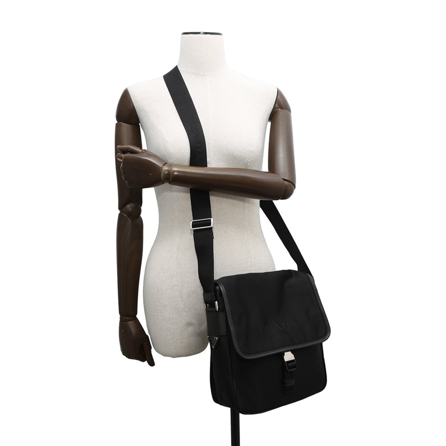 Prada Nylon Black Shoulder Bags