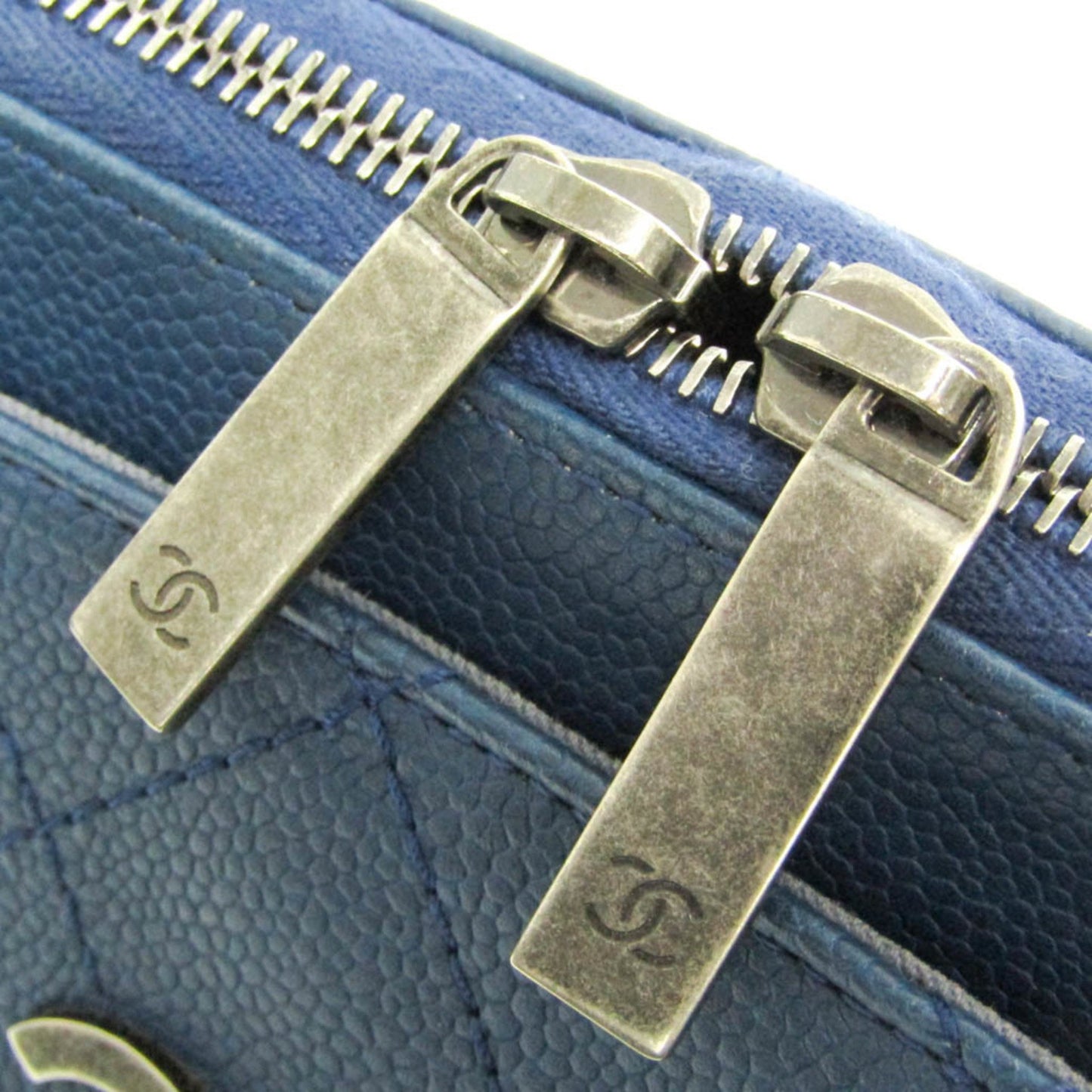 Chanel Calfskin Blue Handbags