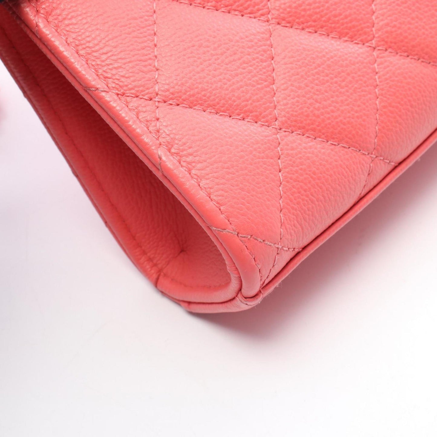 Chanel Calfskin Red Shoulder Bags