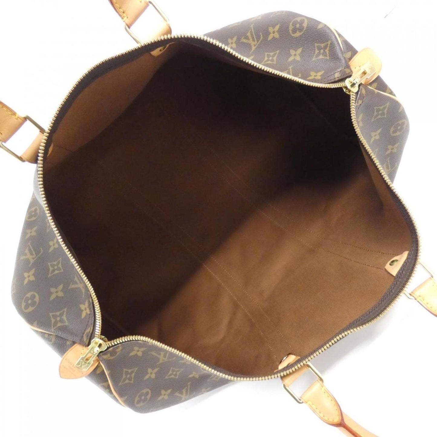 Louis Vuitton Coated Canvas Brown Travel Bags