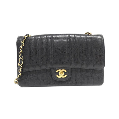 Chanel Calfskin Black Shoulder Bags