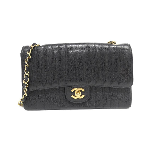 Chanel Calfskin Black Shoulder Bags