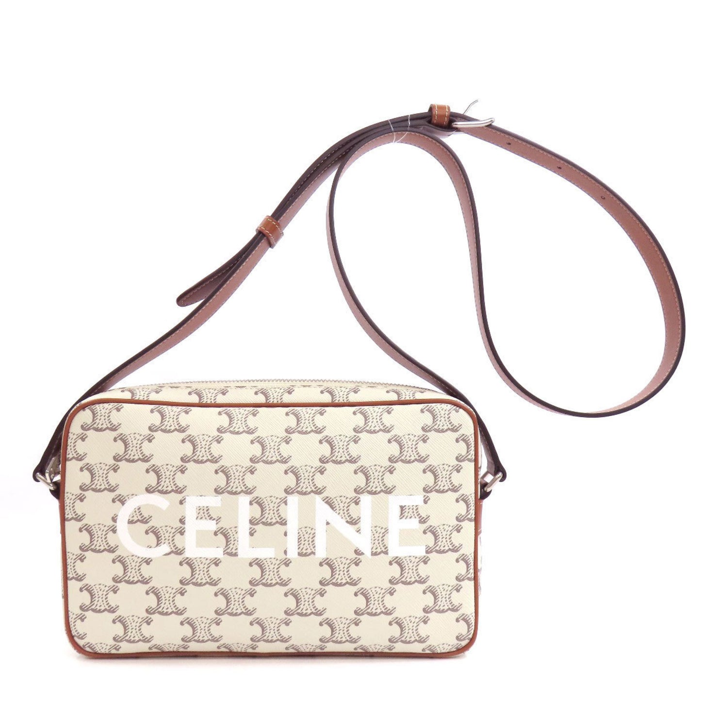 Celine Pvc White Shoulder Bags