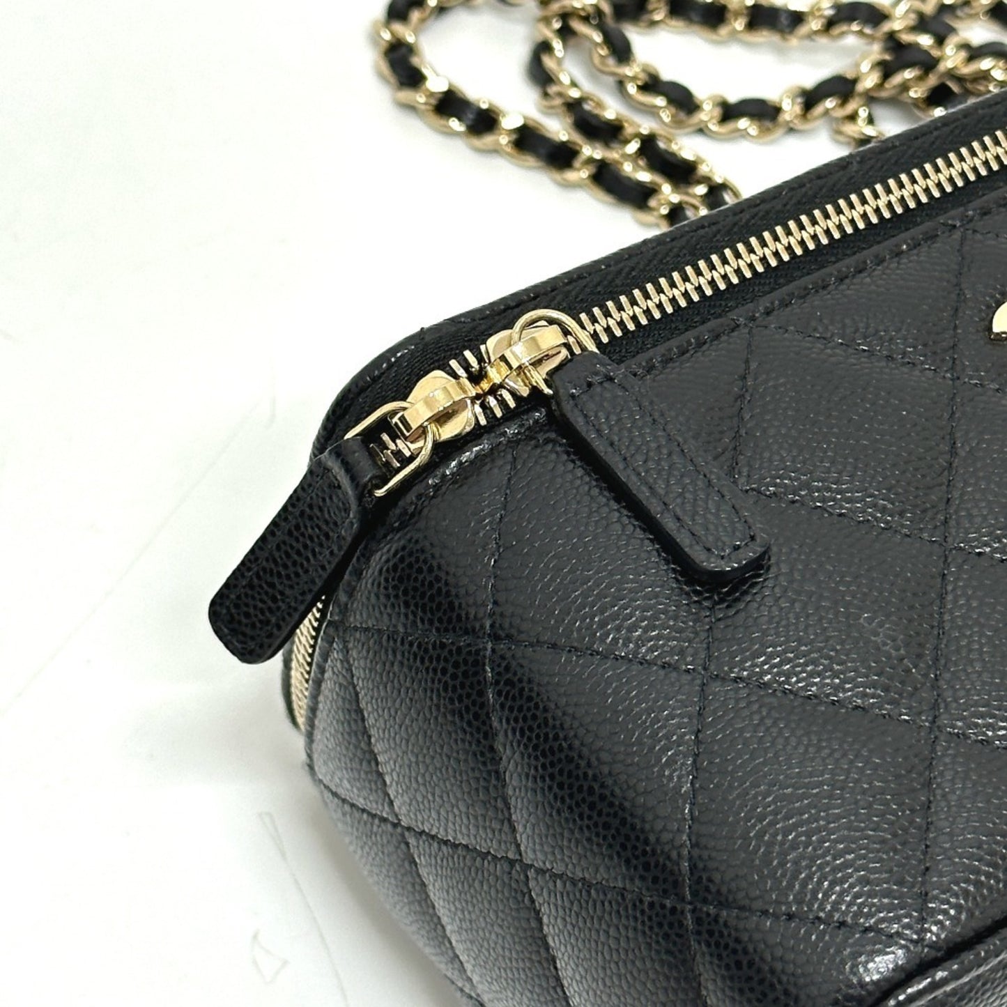 Chanel Calfskin Black Shoulder Bags