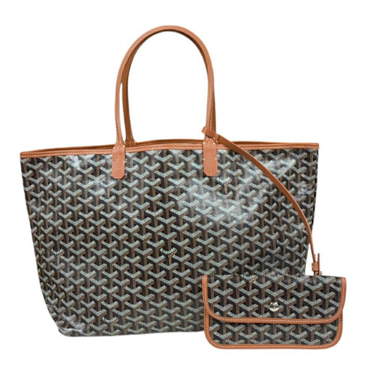 Goyard Pvc Brown Tote Bags
