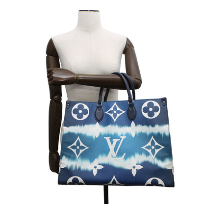 Louis Vuitton Monogram Canvas Blue Tote Bags