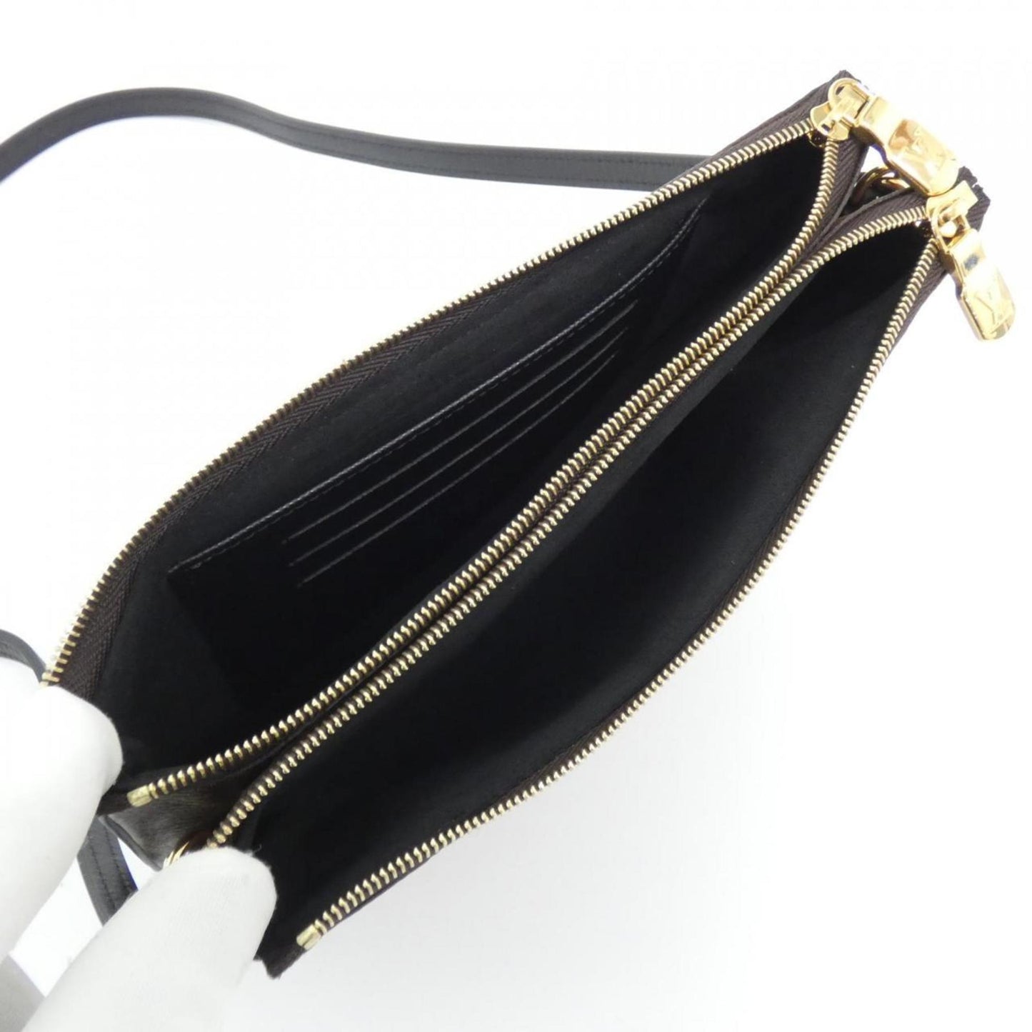 Louis Vuitton Coated Canvas Brown Shoulder Bags