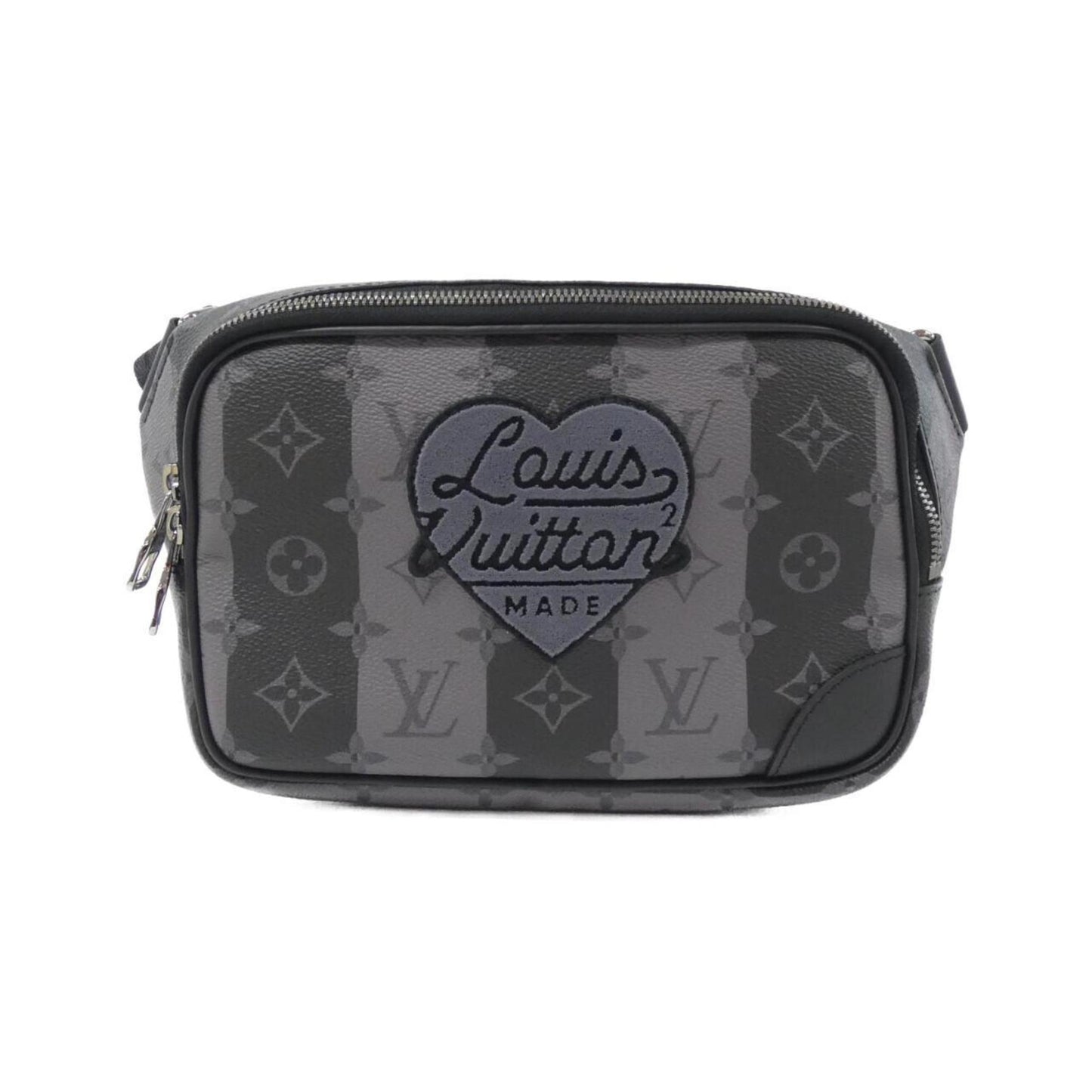 Louis Vuitton Coated Canvas Black Shoulder Bags