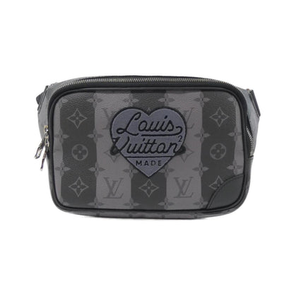 Louis Vuitton Coated Canvas Black Shoulder Bags