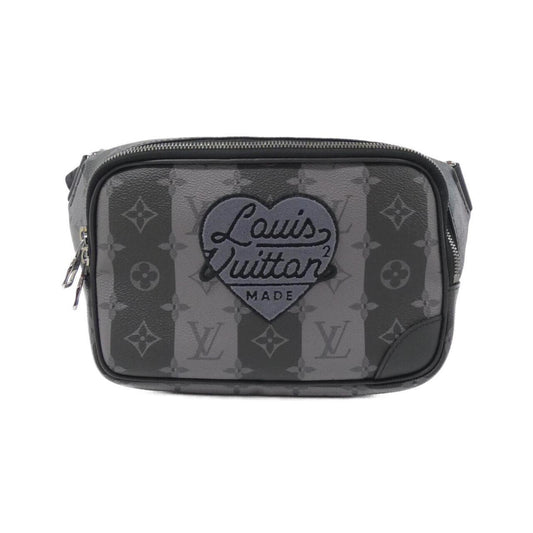 Louis Vuitton Coated Canvas Black Shoulder Bags