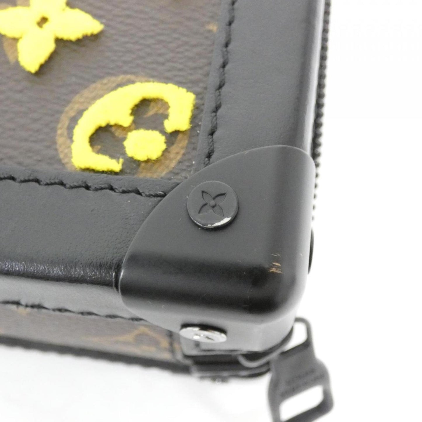 Louis Vuitton Coated Canvas Yellow Shoulder Bags
