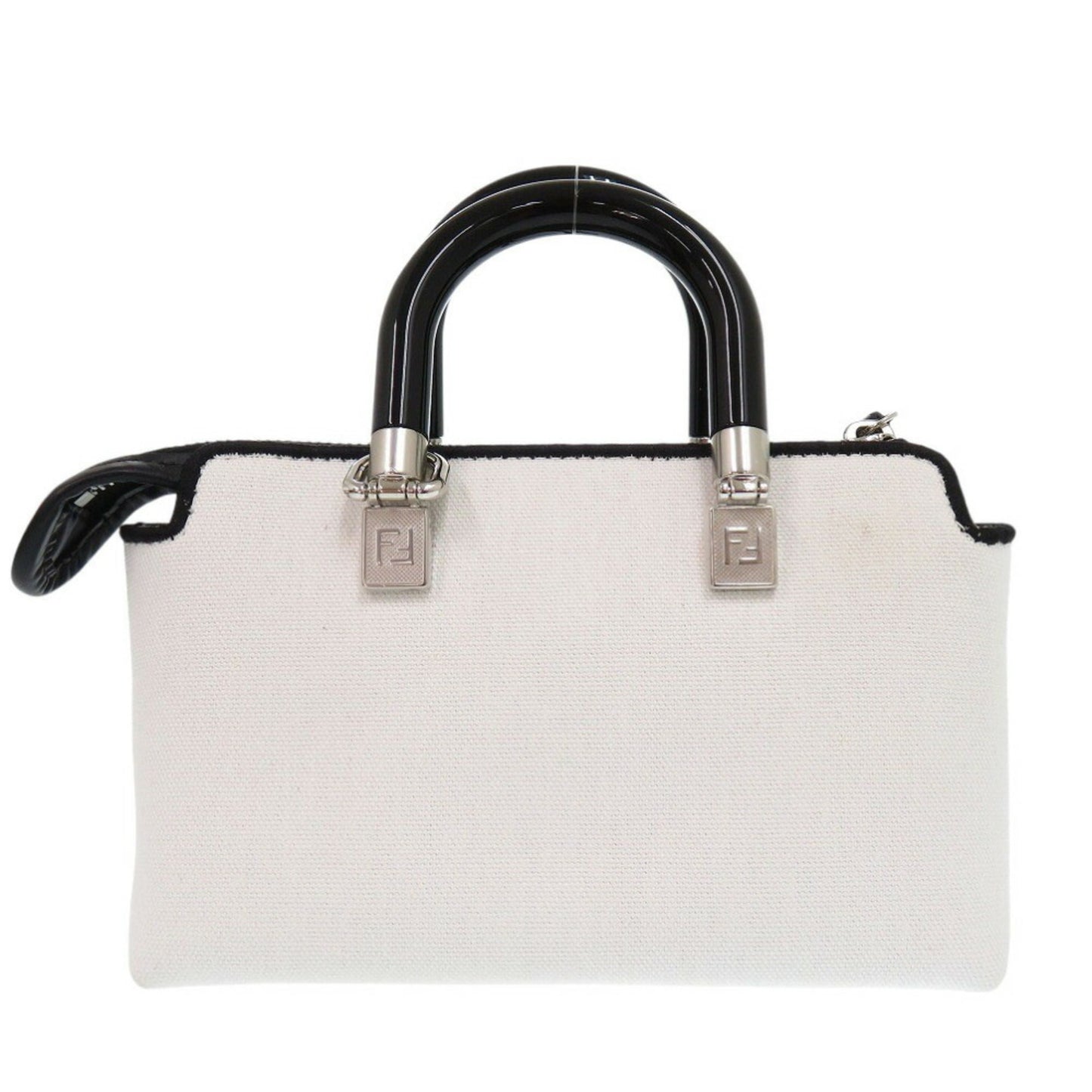 Fendi Canvas Black Handbags