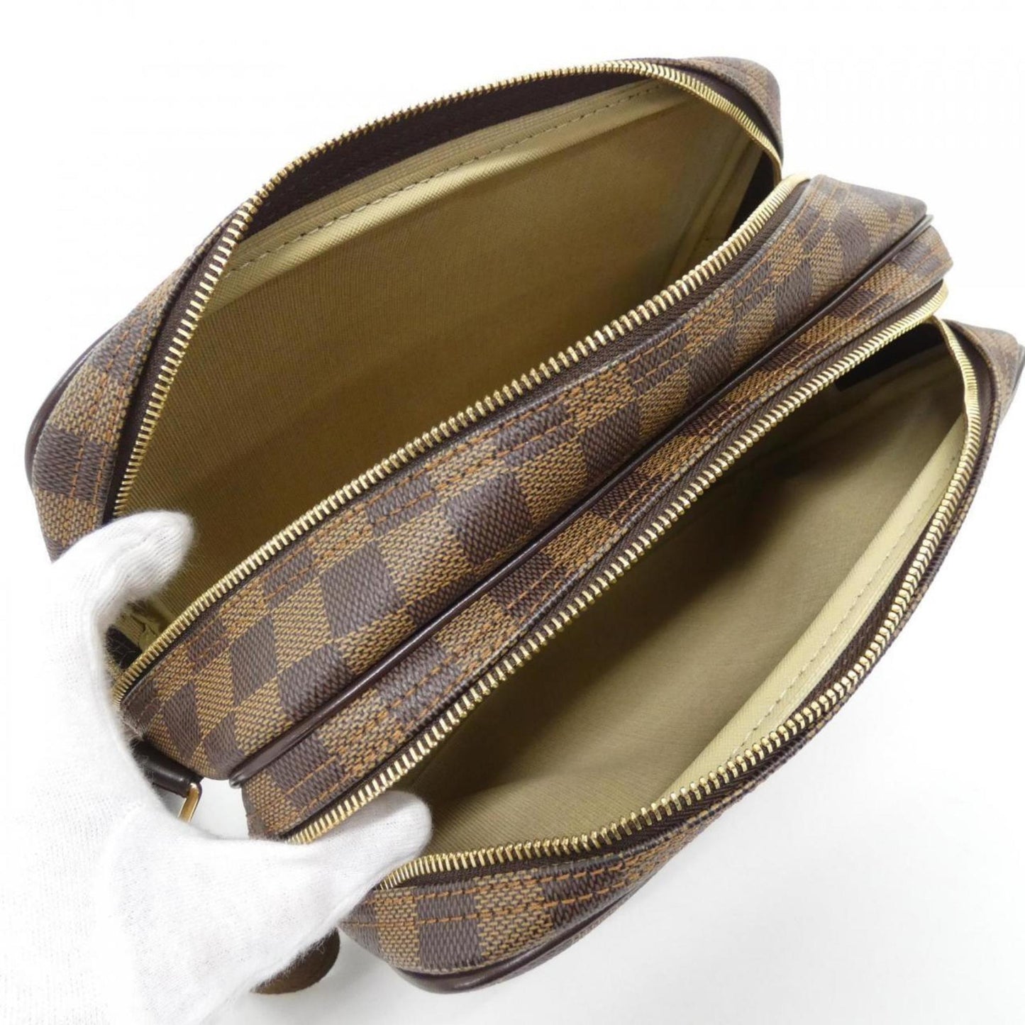 Louis Vuitton Coated Canvas Brown Shoulder Bags