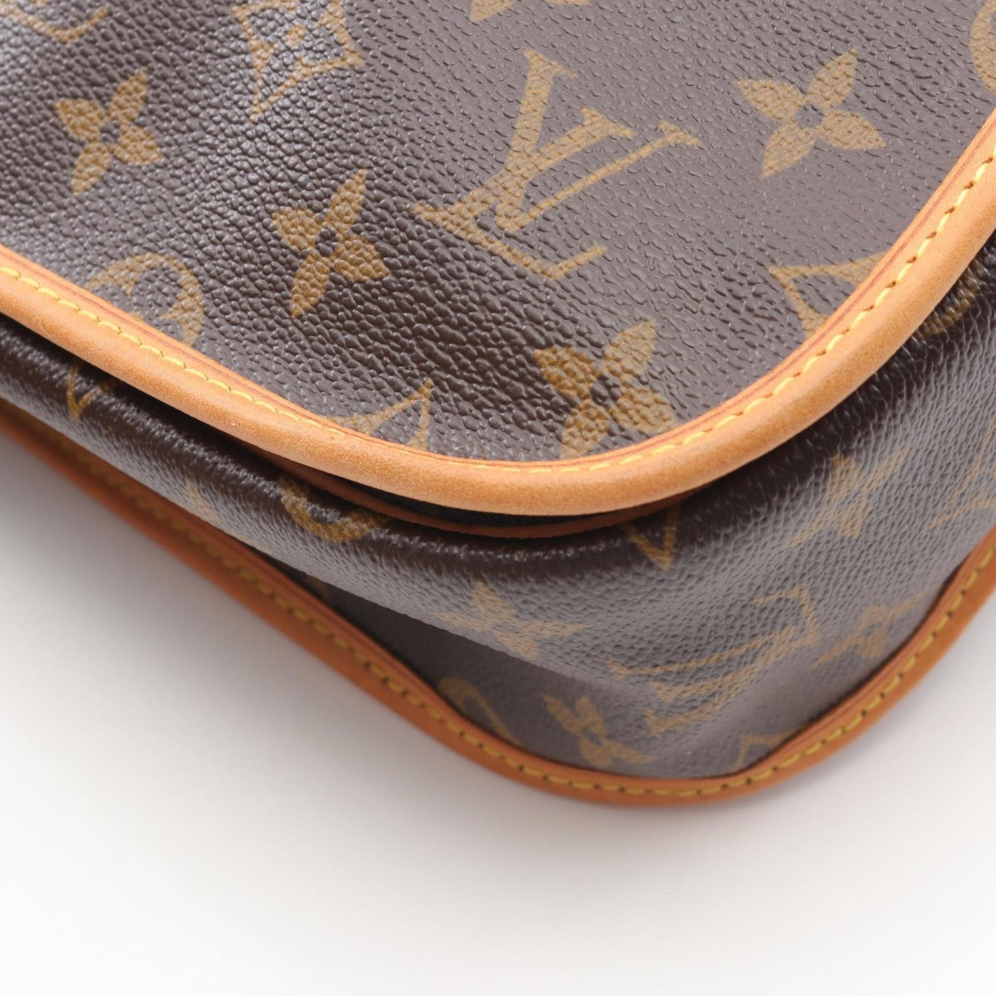 Louis Vuitton Coated Canvas Brown Shoulder Bags