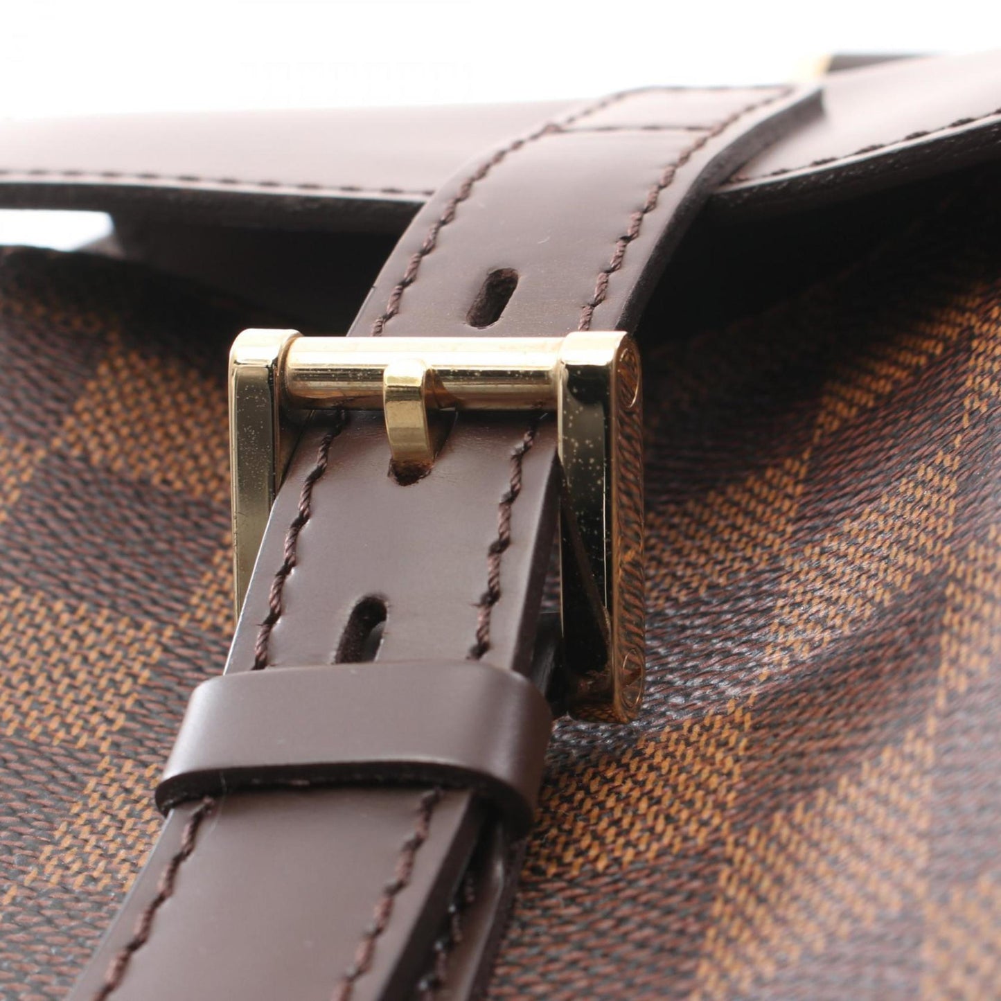 Louis Vuitton Coated Canvas Brown Handbags