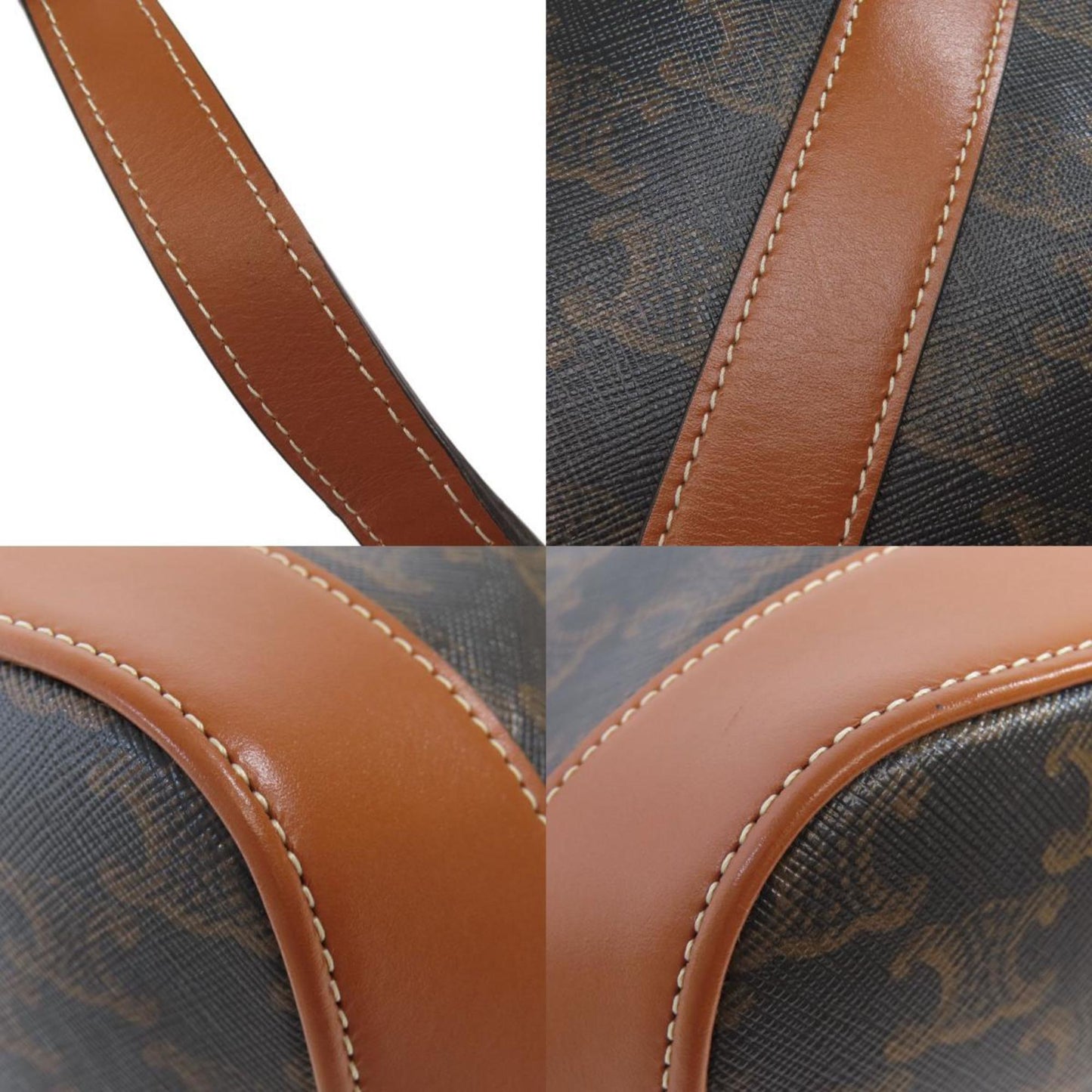 Celine Pvc Brown Shoulder Bags