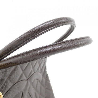 Chanel Calfskin Brown Handbags