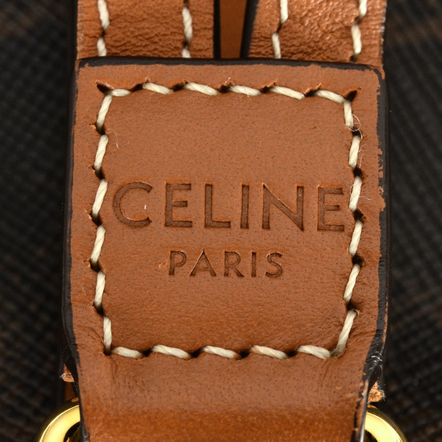 Celine Pvc Brown Shoulder Bags