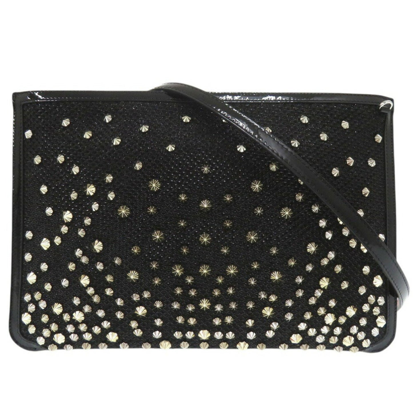 Christian Louboutin Pvc Black Clutch Bags