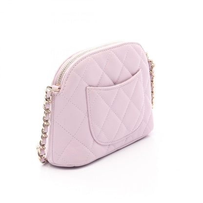 Chanel Calfskin Purple Shoulder Bags
